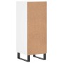 White engineered wood sideboard 34.5x34x90 cm by vidaXL, Sideboards - Ref: Foro24-828564, Price: 80,44 €, Discount: %