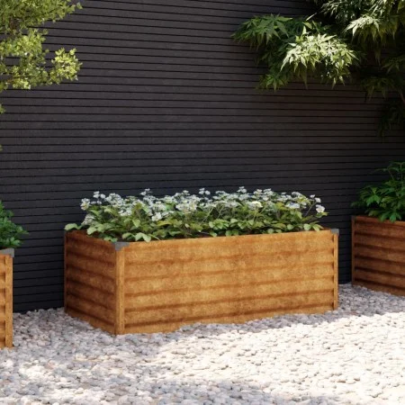 Corten steel planter 100x50x36 cm by vidaXL, Pots and planters - Ref: Foro24-151975, Price: 39,55 €, Discount: %