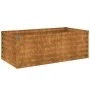 Corten steel planter 100x50x36 cm by vidaXL, Pots and planters - Ref: Foro24-151975, Price: 39,55 €, Discount: %