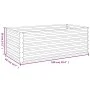 Pflanzkübel aus Cortenstahl 100x50x36 cm von vidaXL, Töpfe und Pflanzgefäße - Ref: Foro24-151975, Preis: 39,55 €, Rabatt: %