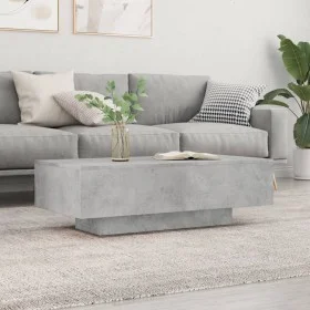 Concrete gray engineered wood coffee table 100x49.5x31cm by vidaXL, Coffee table - Ref: Foro24-833891, Price: 64,43 €, Discou...