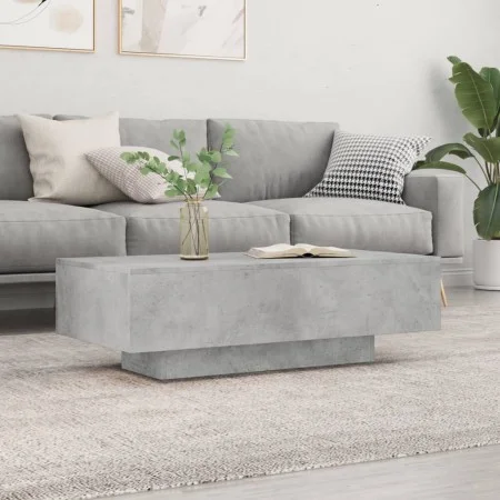 Concrete gray engineered wood coffee table 100x49.5x31cm by vidaXL, Coffee table - Ref: Foro24-833891, Price: 64,43 €, Discou...