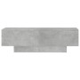 Mesa de centro madera de ingeniería gris hormigón 100x49,5x31cm