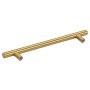 Tiradores para armarios 10 uds acero inoxidable dorado 160 mm