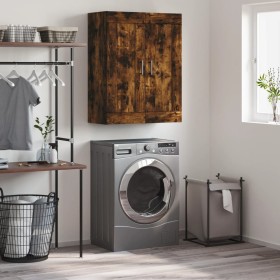 Smoked oak engineered wood wall cabinet 69.5x34x90 cm by vidaXL, Sideboards - Ref: Foro24-830393, Price: 72,56 €, Discount: %