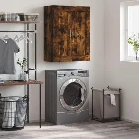 Smoked oak engineered wood wall cabinet 69.5x34x90 cm by vidaXL, Sideboards - Ref: Foro24-830393, Price: 71,52 €, Discount: %