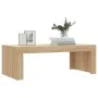 Sonoma oak engineered wood coffee table 102x50x36 cm by vidaXL, Coffee table - Ref: Foro24-823369, Price: 41,59 €, Discount: %