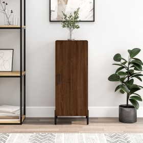 Braunes Sideboard aus Holzwerkstoff Eiche 34,5x34x90 cm von vidaXL, Sideboards - Ref: Foro24-828555, Preis: 66,30 €, Rabatt: %