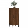 Engineered wood brown oak sideboard 34.5x34x90 cm by vidaXL, Sideboards - Ref: Foro24-828555, Price: 67,14 €, Discount: %
