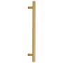 Tiradores para armarios 5 uds acero inoxidable dorado 192 mm