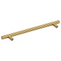 Tiradores para armarios 5 uds acero inoxidable dorado 192 mm