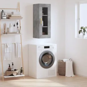 Concrete gray wall cabinet 34.5x34x90 cm by vidaXL, Sideboards - Ref: Foro24-828904, Price: 41,54 €, Discount: %