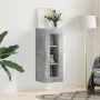 Concrete gray wall cabinet 34.5x34x90 cm by vidaXL, Sideboards - Ref: Foro24-828904, Price: 41,95 €, Discount: %