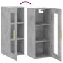 Concrete gray wall cabinet 34.5x34x90 cm by vidaXL, Sideboards - Ref: Foro24-828904, Price: 41,95 €, Discount: %