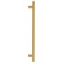 Tiradores para armarios 5 uds acero inoxidable dorado 224 mm