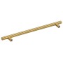 Tiradores para armarios 5 uds acero inoxidable dorado 224 mm