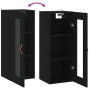 Armario de pared negro 34,5x34x90 cm de vidaXL, Aparadores - Ref: Foro24-828885, Precio: 51,03 €, Descuento: %