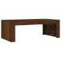 Engineered wood coffee table in brown oak 102x50x36 cm by vidaXL, Coffee table - Ref: Foro24-823373, Price: 50,02 €, Discount: %