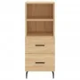 Aparador madera contrachapada color roble Sonoma 34,5x34x90 cm de vidaXL, Aparadores - Ref: Foro24-828687, Precio: 66,55 €, D...