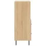 Aparador madera contrachapada color roble Sonoma 34,5x34x90 cm de vidaXL, Aparadores - Ref: Foro24-828687, Precio: 66,55 €, D...