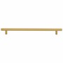 Tiradores para armarios 5 uds acero inoxidable dorado 320 mm
