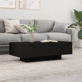 Schwarzer Couchtisch aus Holzwerkstoff, 100 x 49,5 x 31 cm von vidaXL, Couchtisch - Ref: Foro24-833890, Preis: 54,70 €, Rabat...