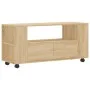 TV cabinet engineered wood Sonoma oak 102x34.5x43 cm by vidaXL, TV Furniture - Ref: Foro24-833745, Price: 80,19 €, Discount: %