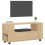 Mueble para TV madera de ingeniería roble Sonoma 102x34,5x43 cm de vidaXL, Muebles TV - Ref: Foro24-833745, Precio: 80,19 €, ...