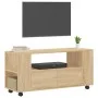 TV-Schrank aus Holzwerkstoff Sonoma-Eiche 102x34,5x43 cm von vidaXL, TV-Möbel - Ref: Foro24-833745, Preis: 78,80 €, Rabatt: %