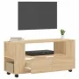 TV-Schrank aus Holzwerkstoff Sonoma-Eiche 102x34,5x43 cm von vidaXL, TV-Möbel - Ref: Foro24-833745, Preis: 78,80 €, Rabatt: %