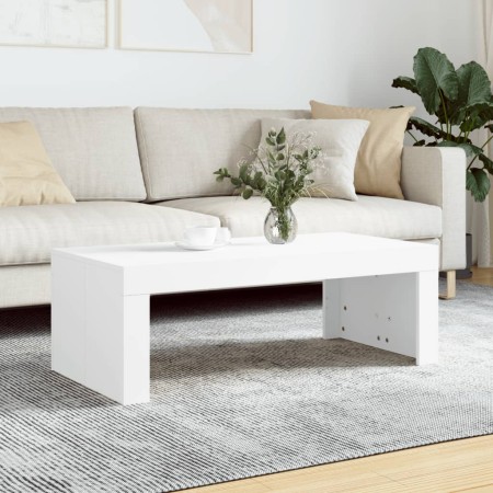 Weißer Couchtisch aus Holzwerkstoff, 102 x 50 x 36 cm von vidaXL, Couchtisch - Ref: Foro24-823366, Preis: 40,38 €, Rabatt: %