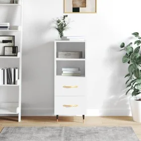 White engineered wood sideboard 34.5x34x90 cm by vidaXL, Sideboards - Ref: Foro24-828644, Price: 52,48 €, Discount: %