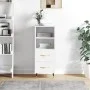 Weißes Sideboard aus Holzwerkstoff, 34,5 x 34 x 90 cm von vidaXL, Sideboards - Ref: Foro24-828644, Preis: 52,48 €, Rabatt: %