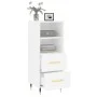 Weißes Sideboard aus Holzwerkstoff, 34,5 x 34 x 90 cm von vidaXL, Sideboards - Ref: Foro24-828644, Preis: 52,48 €, Rabatt: %
