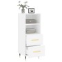 White engineered wood sideboard 34.5x34x90 cm by vidaXL, Sideboards - Ref: Foro24-828644, Price: 53,00 €, Discount: %
