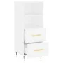 Weißes Sideboard aus Holzwerkstoff, 34,5 x 34 x 90 cm von vidaXL, Sideboards - Ref: Foro24-828644, Preis: 52,48 €, Rabatt: %
