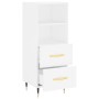 White engineered wood sideboard 34.5x34x90 cm by vidaXL, Sideboards - Ref: Foro24-828644, Price: 53,00 €, Discount: %