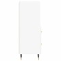 Aparador madera de ingeniería blanco 34,5x34x90 cm de vidaXL, Aparadores - Ref: Foro24-828644, Precio: 52,94 €