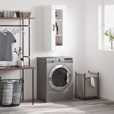 White wall cabinet 34.5x34x90 cm by vidaXL, Sideboards - Ref: Foro24-828916, Price: 48,85 €, Discount: %