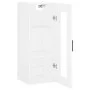 Armario de pared blanco 34,5x34x90 cm de vidaXL, Aparadores - Ref: Foro24-828916, Precio: 48,25 €, Descuento: %