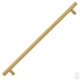 Tiradores para armarios 5 uds acero inoxidable dorado 480 mm