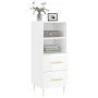 Glossy white plywood sideboard 34.5x34x90 cm by vidaXL, Sideboards - Ref: Foro24-828654, Price: 50,58 €, Discount: %