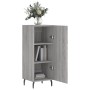 Aparador madera de ingeniería gris Sonoma 34,5x34x90 cm de vidaXL, Aparadores - Ref: Foro24-828562, Precio: 63,83 €
