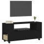 Schwarzer TV-Schrank aus Holzwerkstoff, 102 x 34,5 x 43 cm von vidaXL, TV-Möbel - Ref: Foro24-833743, Preis: 66,54 €, Rabatt: %
