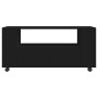 Schwarzer TV-Schrank aus Holzwerkstoff, 102 x 34,5 x 43 cm von vidaXL, TV-Möbel - Ref: Foro24-833743, Preis: 67,19 €, Rabatt: %