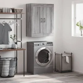 Sonoma gray engineered wood wall cabinet 69.5x34x90 cm by vidaXL, Sideboards - Ref: Foro24-830394, Price: 68,57 €, Discount: %