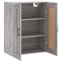 Armario de pared madera ingeniería gris Sonoma 69,5x34x90 cm de vidaXL, Aparadores - Ref: Foro24-830394, Precio: 69,56 €, Des...