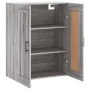 Sonoma grauer Wandschrank aus Holzwerkstoff, 69,5 x 34 x 90 cm von vidaXL, Sideboards - Ref: Foro24-830394, Preis: 68,81 €, R...