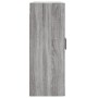 Armario de pared madera ingeniería gris Sonoma 69,5x34x90 cm de vidaXL, Aparadores - Ref: Foro24-830394, Precio: 69,56 €, Des...