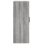Sonoma grauer Wandschrank aus Holzwerkstoff, 69,5 x 34 x 90 cm von vidaXL, Sideboards - Ref: Foro24-830394, Preis: 68,81 €, R...